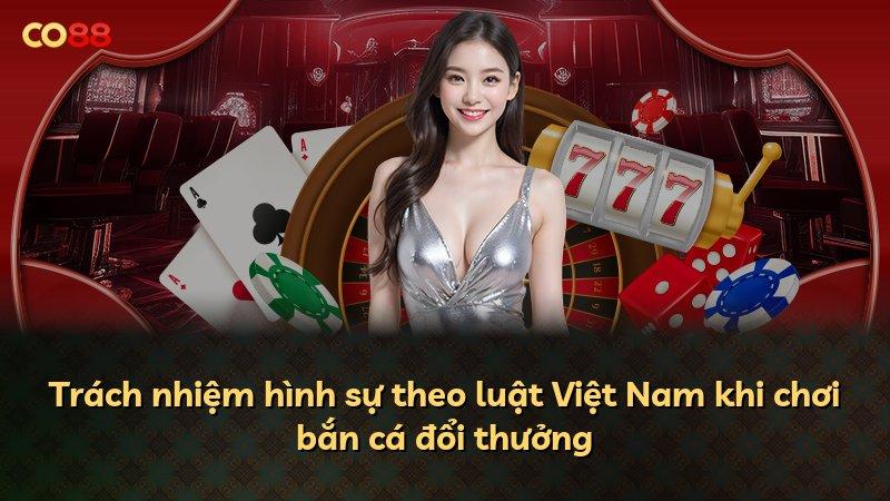 Trách nhiệm hình sự theo luật Việt Nam khi chơi bắn cá đổi thưởng