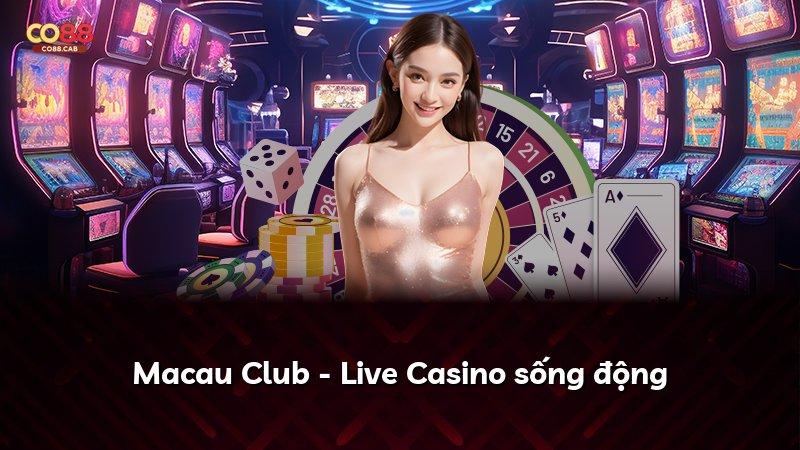 Macau Club - Live Casino sống động